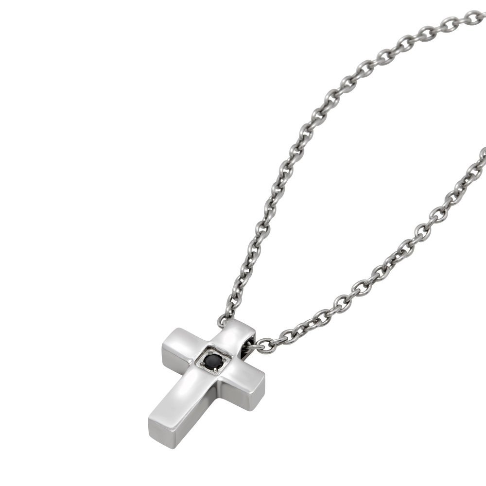 Breil - Collana Black Diamond - Acciaio - Diamante