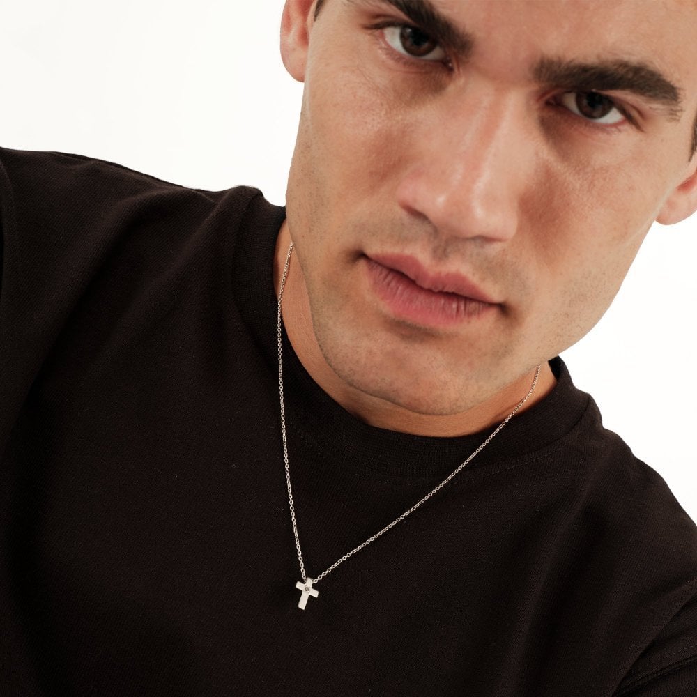 Breil - Collana Black Diamond - Acciaio - Diamante