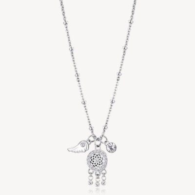 Brosway - Collana Chakra Mistici - Acciaio - Cristalli