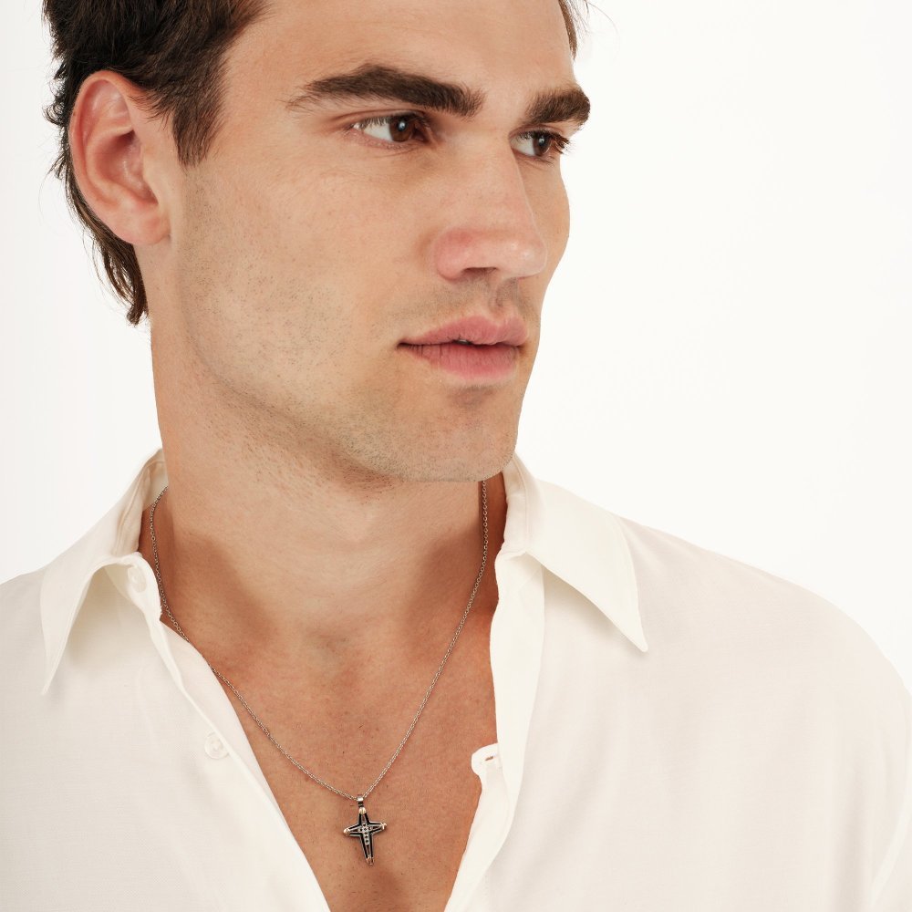 Breil - Collana Ceramic Brick - Acciaio - Zirconia