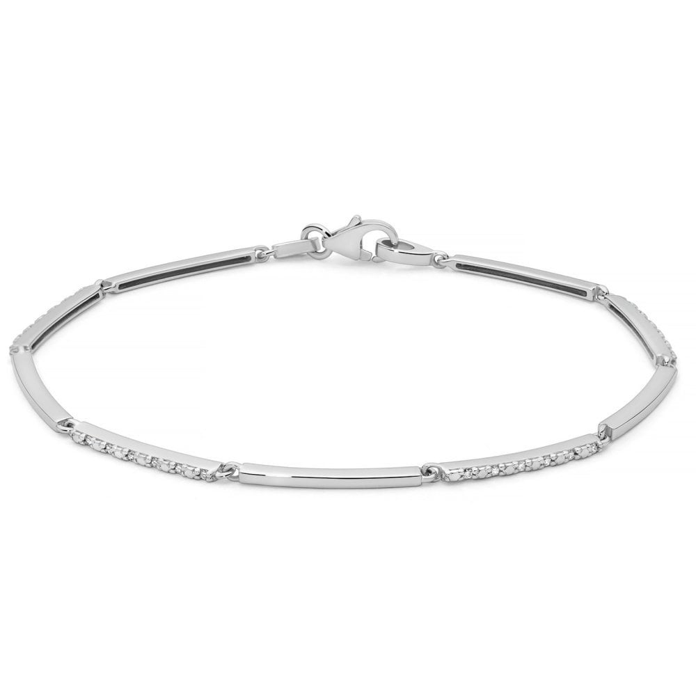 Bracciale Modulare Con Diamanti - Miluna