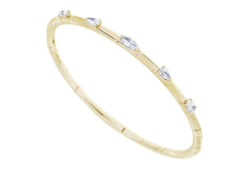 Bracciale In Oro Giallo Con Diamante - Fantasy Cut - Damiani