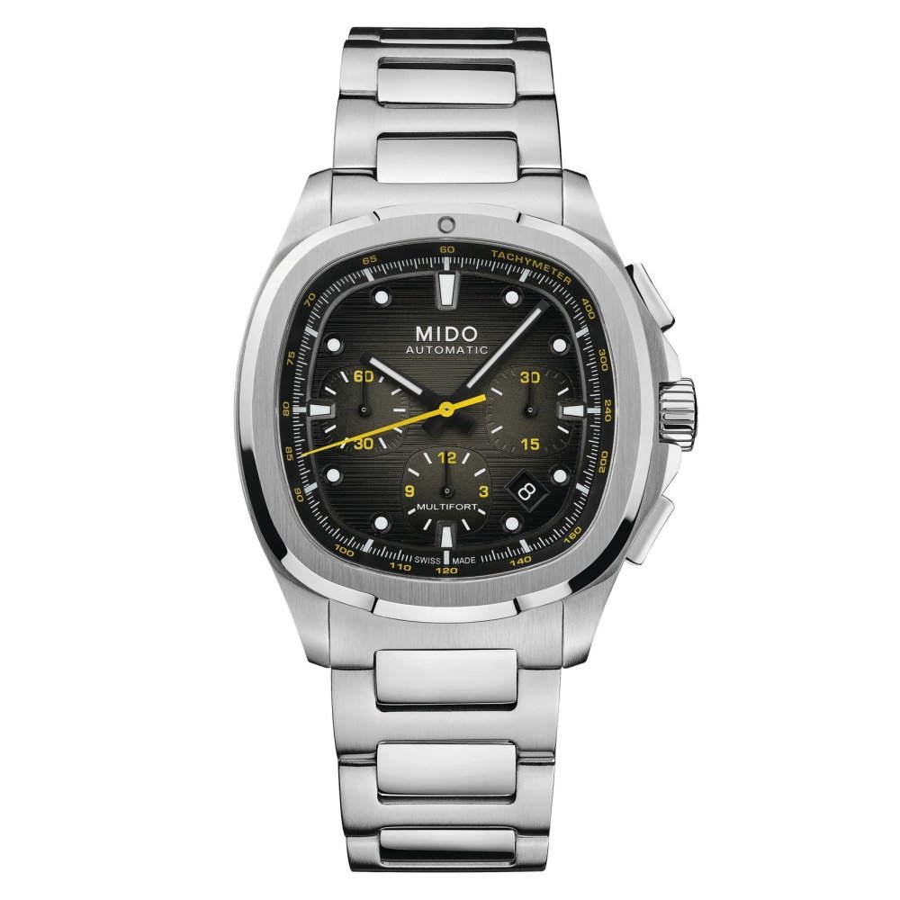 Mido - Multifort Tv Chronograph - Acciaio - Grigio