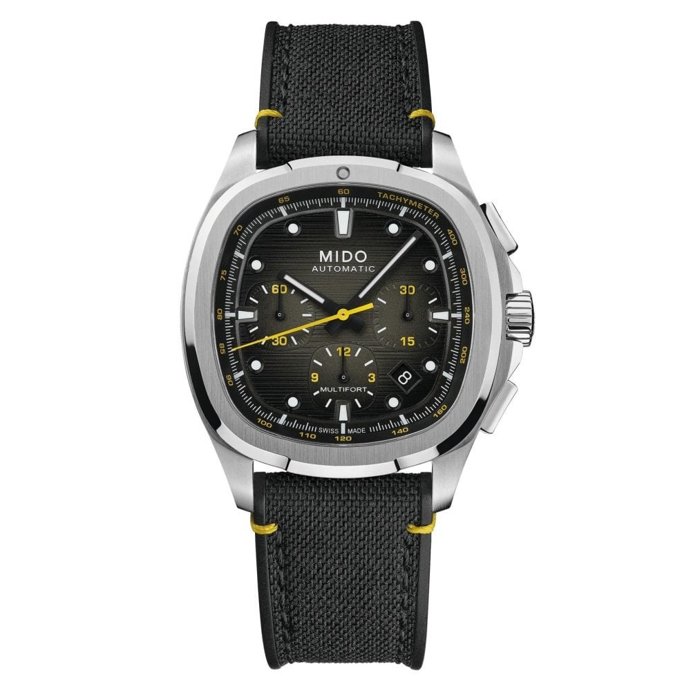 Mido - Multifort Tv Chronograph - Acciaio - Grigio