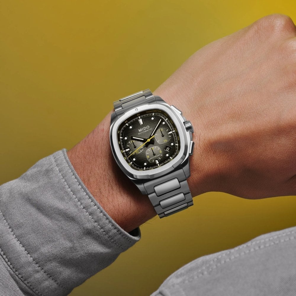 Mido - Multifort Tv Chronograph - Acciaio - Grigio