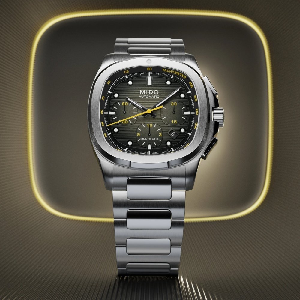 Mido - Multifort Tv Chronograph - Acciaio - Grigio