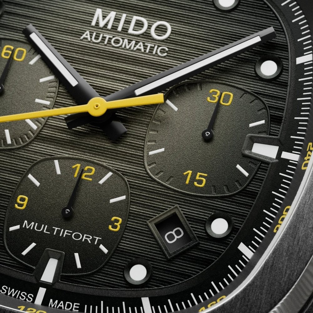 Mido - Multifort Tv Chronograph - Acciaio - Grigio