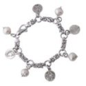 Spadafora - Bracciale Calendario - Argento - Perle
