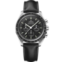 Speedmaster Moonwatch Professional 42 mm, acciaio su cinturino di pelle