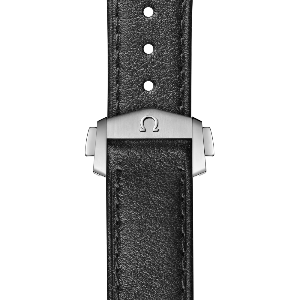 Speedmaster Moonwatch Professional 42 mm, acciaio su cinturino di pelle