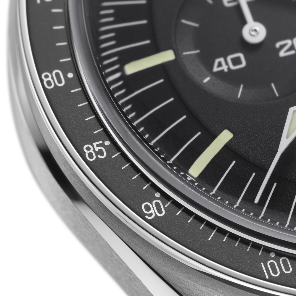 Speedmaster Moonwatch Professional 42 mm, acciaio su cinturino in tessuto rivestito in nylon