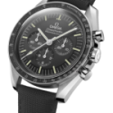 Speedmaster Moonwatch Professional 42 mm, acciaio su cinturino in tessuto rivestito in nylon