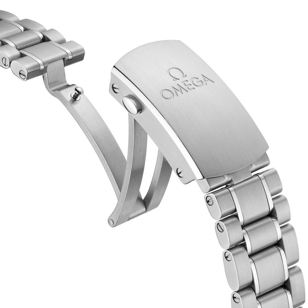 Speedmaster Fasi lunari 44,25 mm, acciaio su acciaio