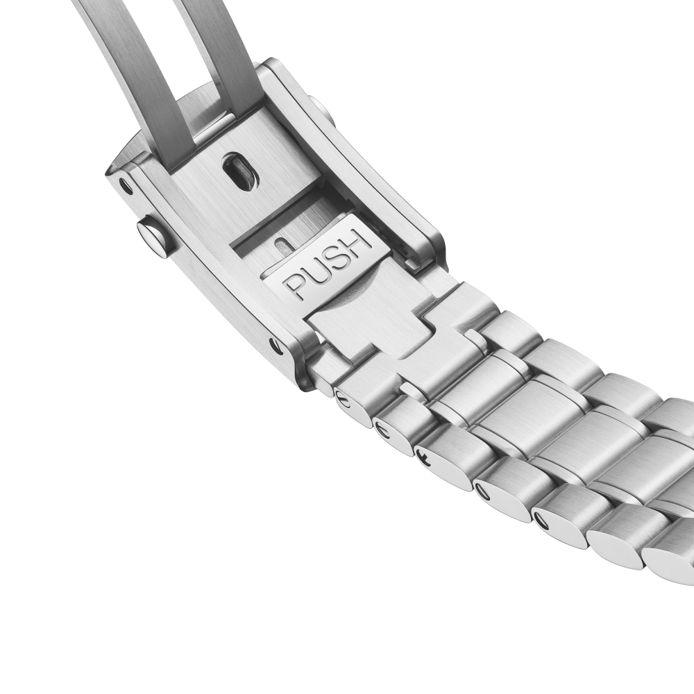 Speedmaster Fasi lunari 44,25 mm, acciaio su acciaio