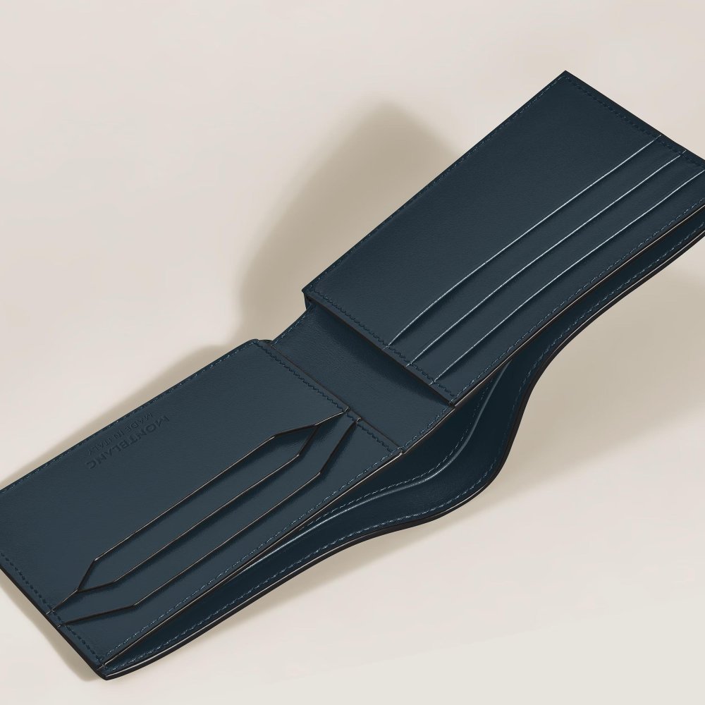 Montblanc - Portafoglio Meisterstück - Pelle - Blu