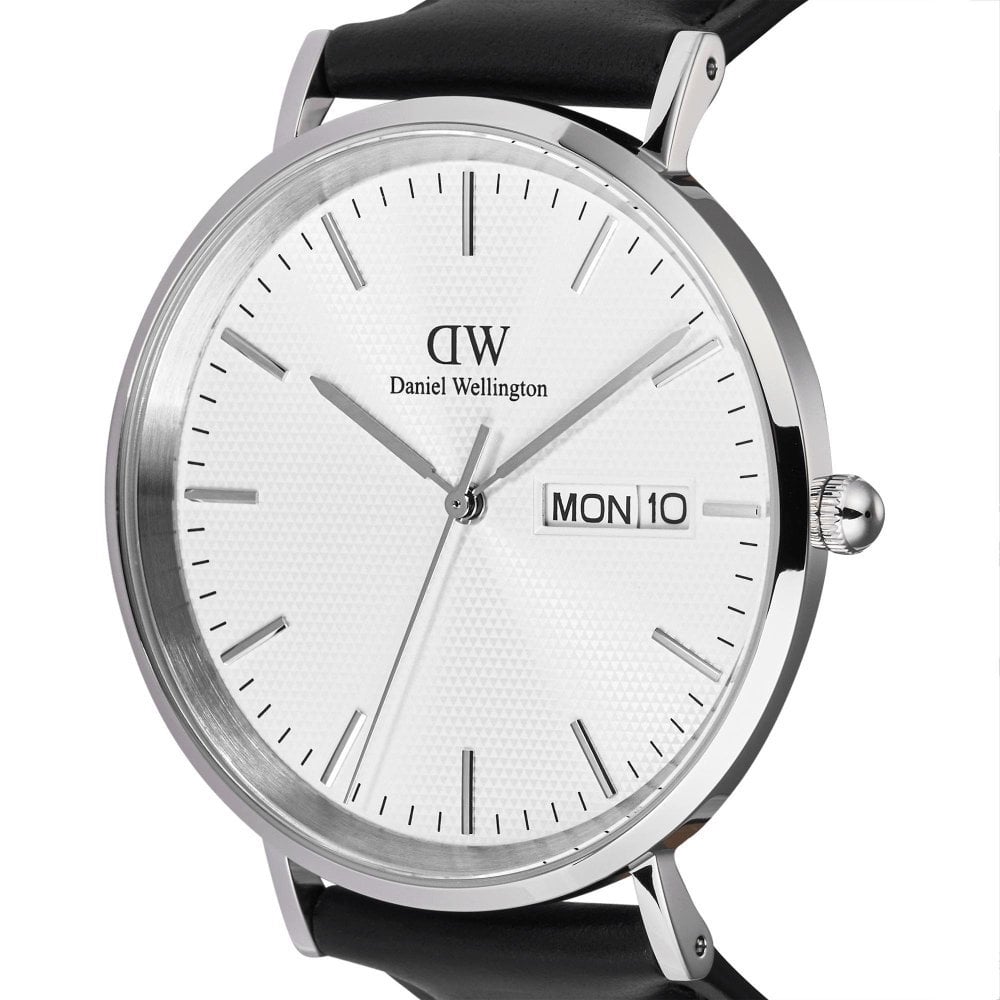 Daniel Wellington - Classico Sheffield - Argento - Pelle