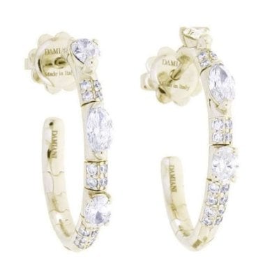 Damiani - Orecchini Fantasy Cut - Oro Giallo - Diamante