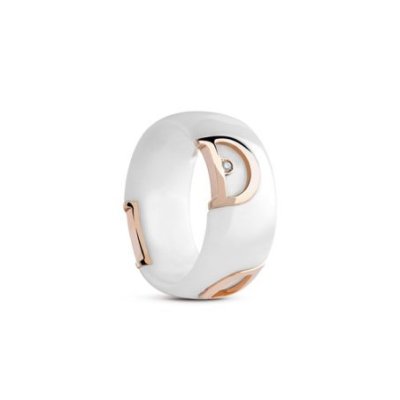 Damiani - Anello D.Icon - Oro Rosa - Ceramica