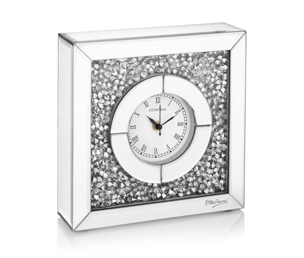 Orologio Da Tavolo Con Cristalli - Ottaviani