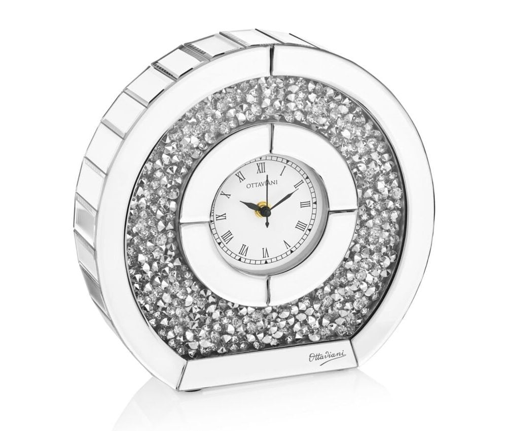 Orologio Da Tavolo Con Cristalli - Ottaviani