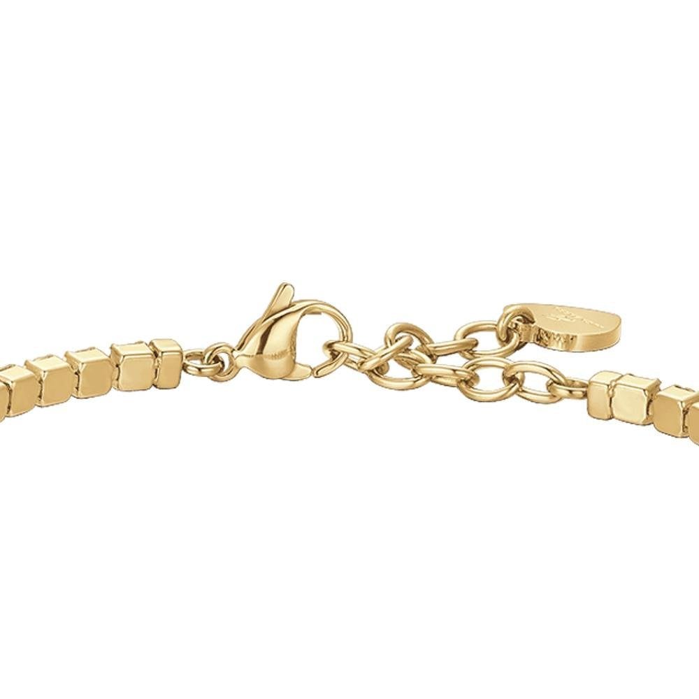 Luca Barra - Bracciale Tennis - Acciaio - Cristalli Neri