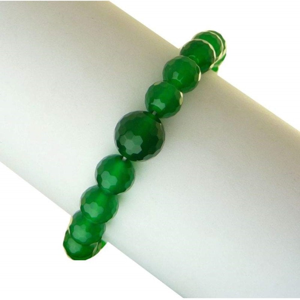Bracciale Mm8 In Argento Con Agata Verde - Rajola