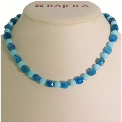 Rajola - Collana In Oro Con Pasta Turchese Ed Apatite