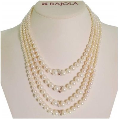 Rajola - Collana Di 4 Fili - Oro - Perle