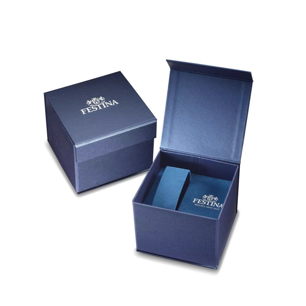 OROLOGIO FESTINA F20640/1 CHAMPAGNE CINTURINO IN ACCIAIO INOSSIDABILE, DONNA