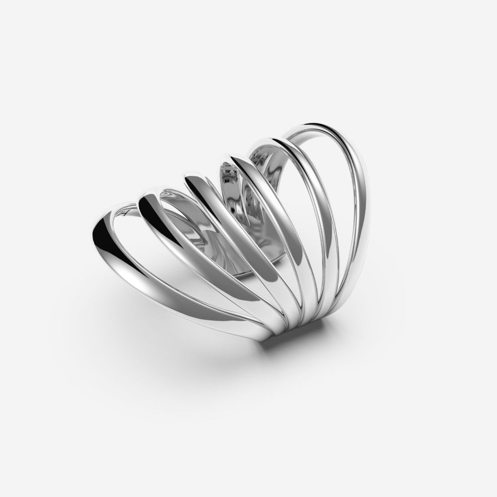 Anello A Sei Fasce - Argento 925 - Pianegonda