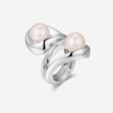 Pianegonda - Anello Contrarié - Argento - Perle