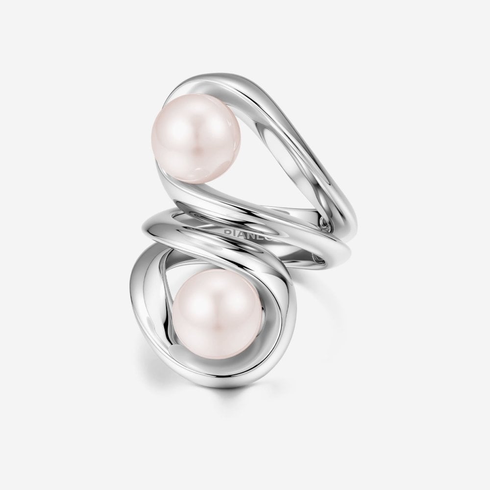 Pianegonda - Anello Contrarié - Argento - Perle