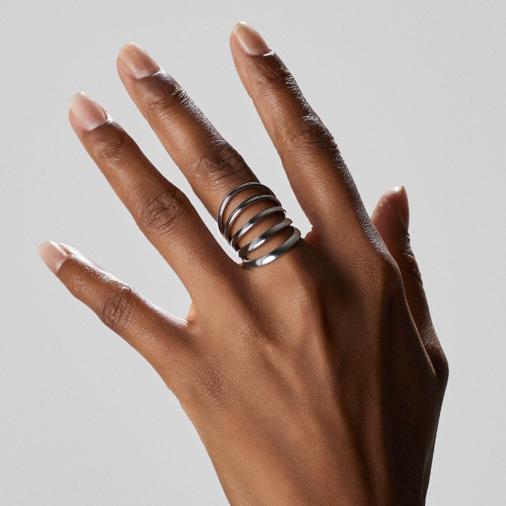 Pianegonda - Anello A Cinque Fasce - Argento 925