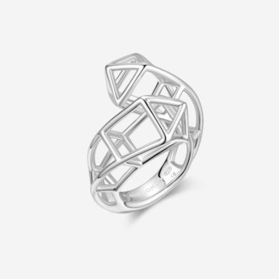 Pianegonda - Anello Contrarié - Argento 925 - Kosmos