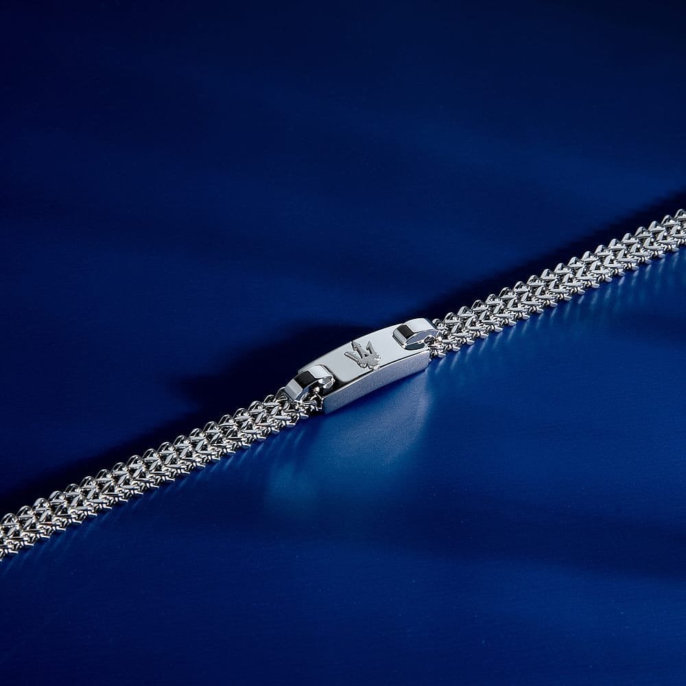 Maserati - Bracciale Iconic - Uomo - Acciaio