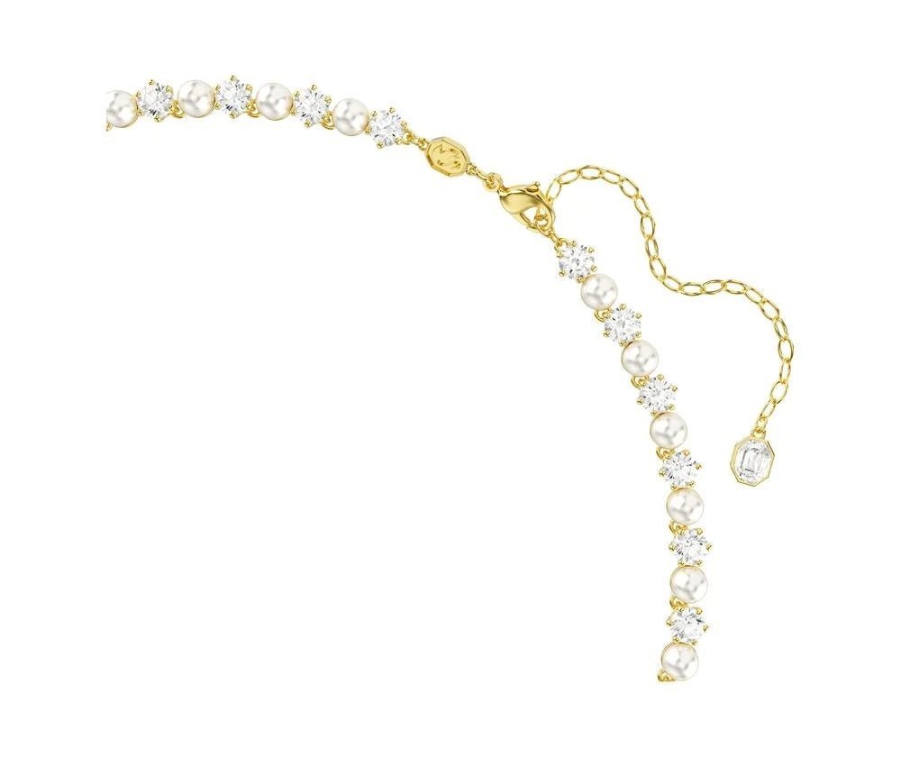 Swarovski - Collana Tennis Matrix - Perla Di Cristallo - Bianca