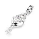Swarovski - Charm Idyllia - Cuore Con Chiave