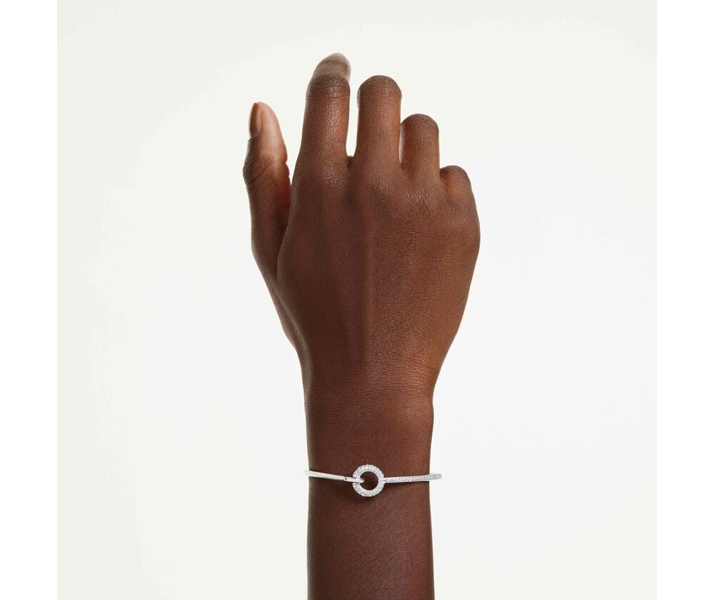 Swarovski - Bracciale Dextera - Bianco - Rodio