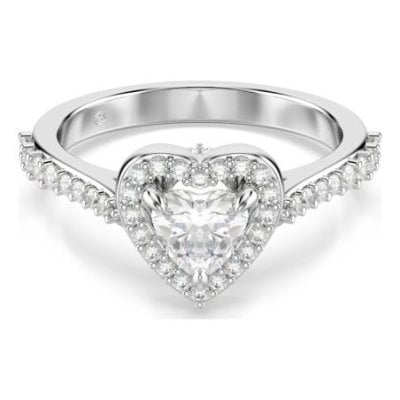 Swarovski - Anello Una Angelic - Bianco - Rodio