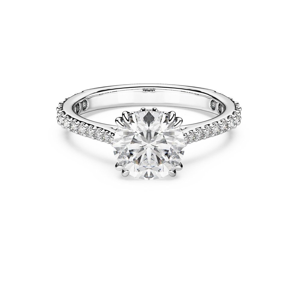 Anello Cocktail Stilla - Taglio Rotondo - Swarovski