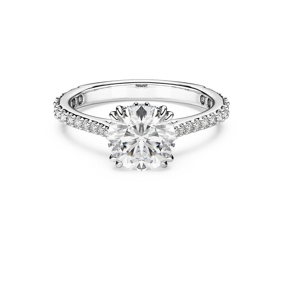 Anello Cocktail Stilla - Taglio Rotondo - Swarovski