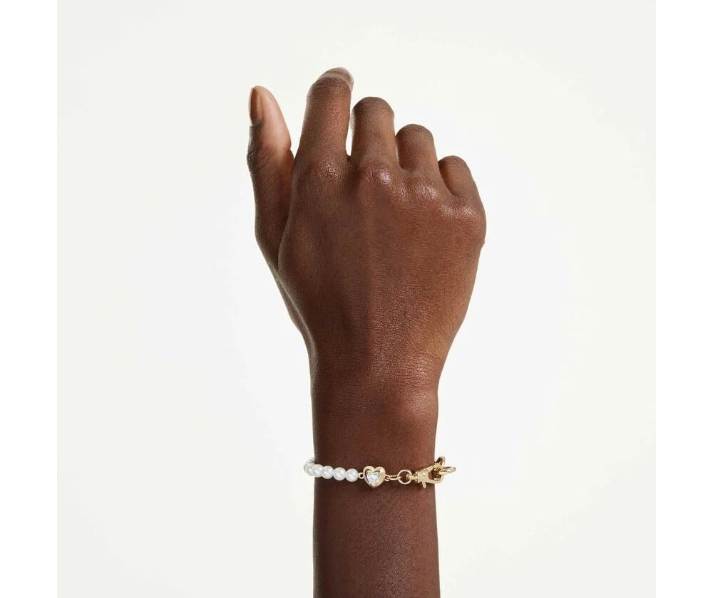 Swarovski - Braccialetto Idyllia - Perla Di Cristallo - Bianco