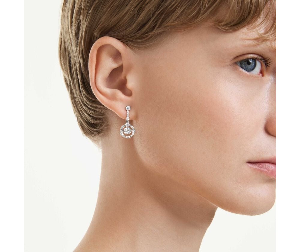 Swarovski - Orecchini Constella - Bianco - Rodio