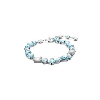 Swarovski - Bracciale Gema - Blu - Rodio