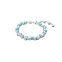 Swarovski - Bracciale Gema - Blu - Rodio