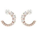 Swarovski - Orecchini Matrix - Perla - Oro Rosa