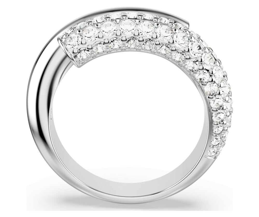 Swarovski - Anello Dextera - Bianco - Rodio