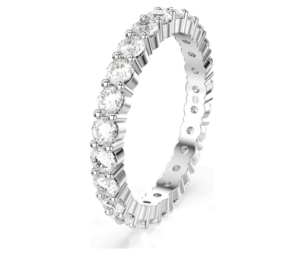 Swarovski - Anello Matrix Vittore - Bianco - Argento