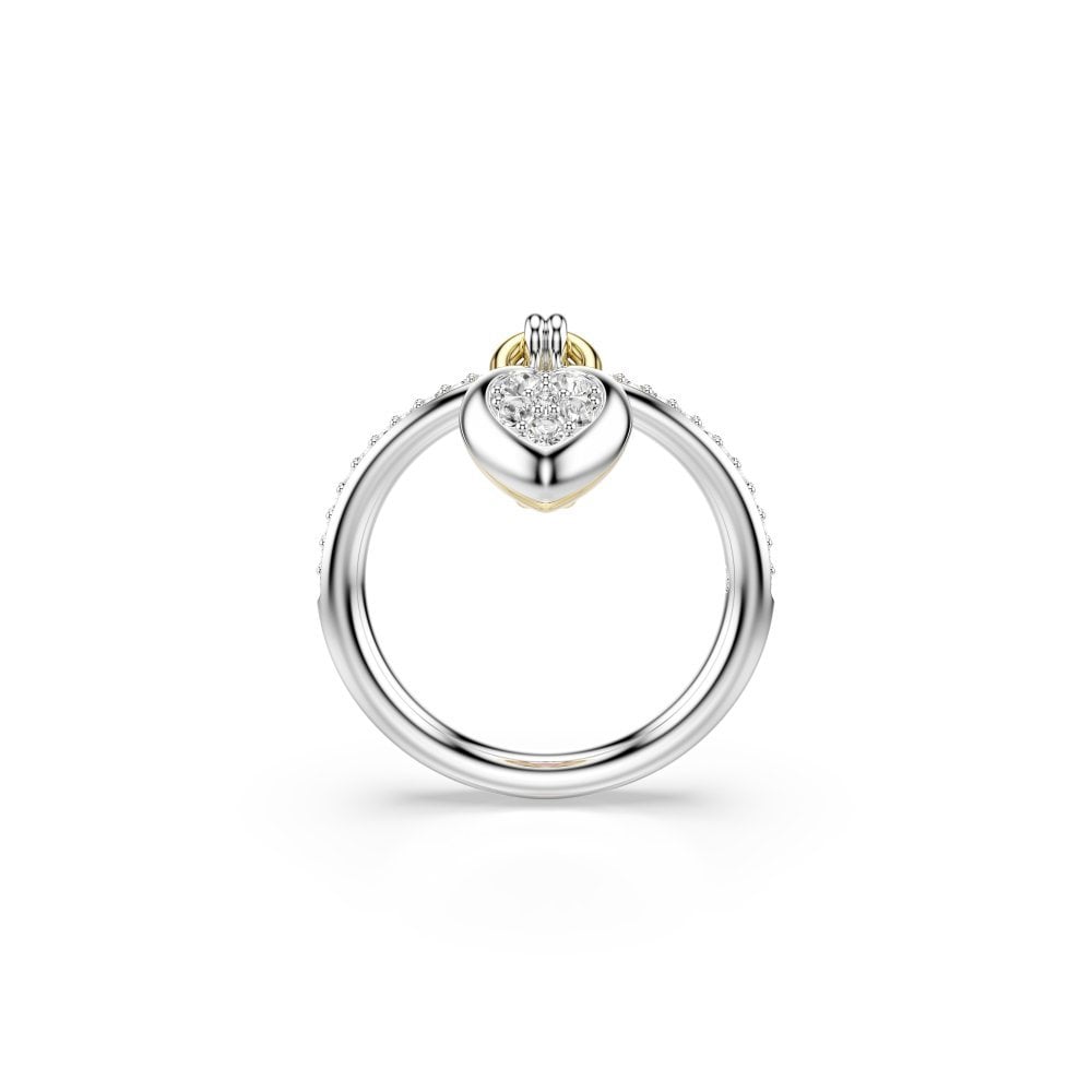 Swarovski - Anello Idyllia - Cuore - Rosa