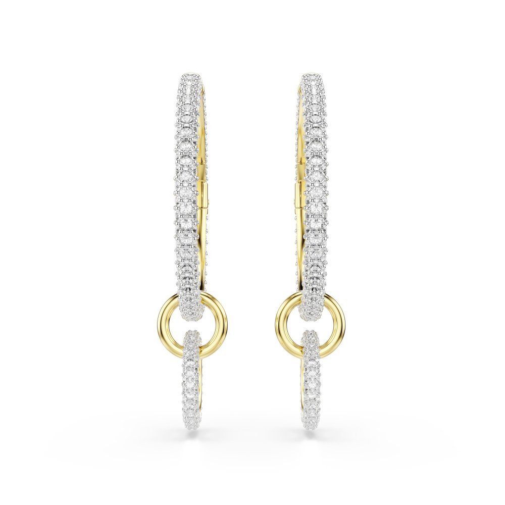 Swarovski - Orecchini Dextera - Placcati In Oro - Bianchi